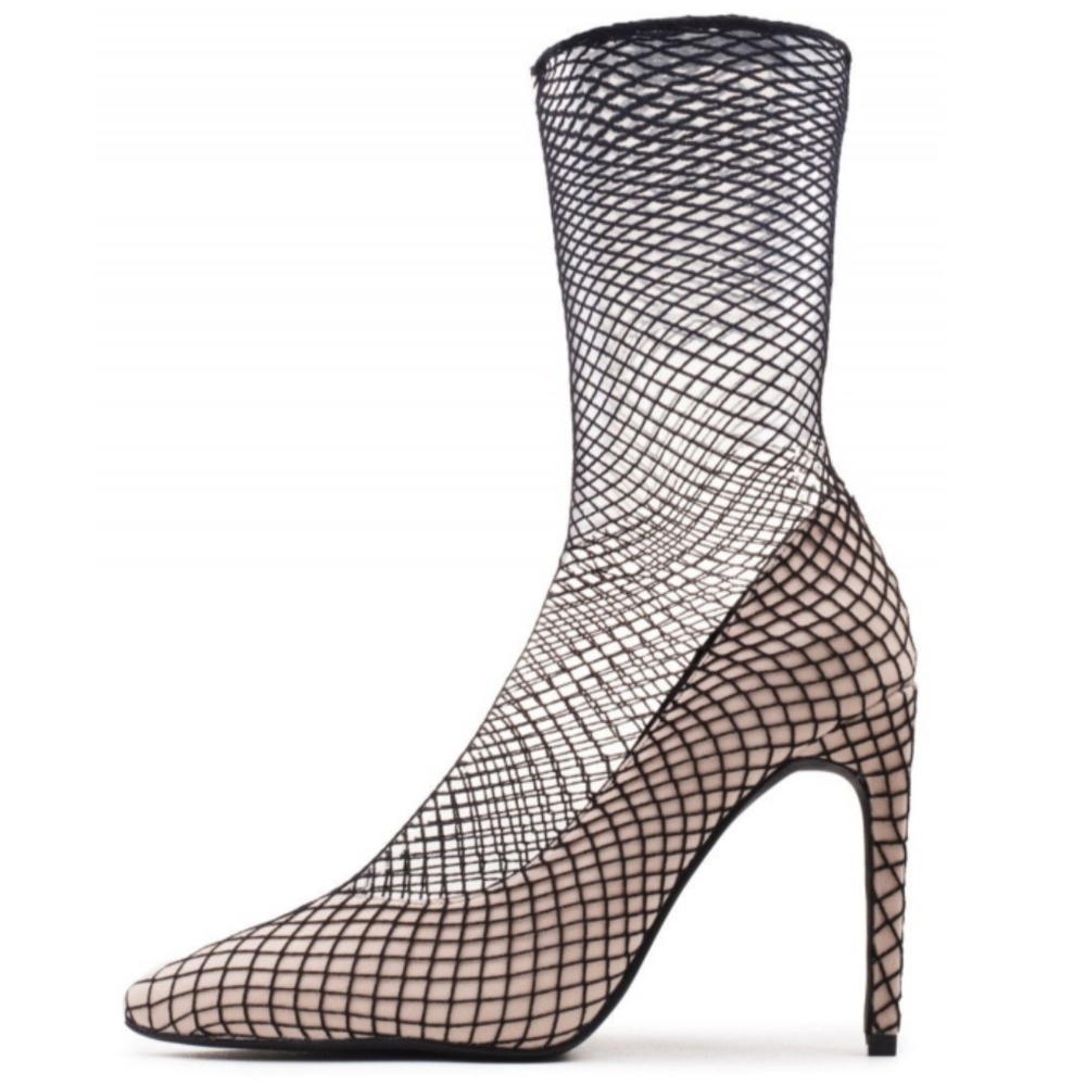 Jeffrey campbell plaza net nude/ black pumps - Picture 1 of 2